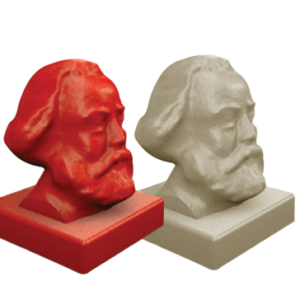 3D προτομή Μαρξ (Μαύρο ή Κόκκινο)
